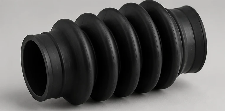 Fuelle de goma negro para protección y sellado