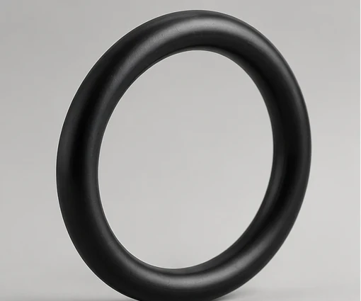 O-ring de goma negro